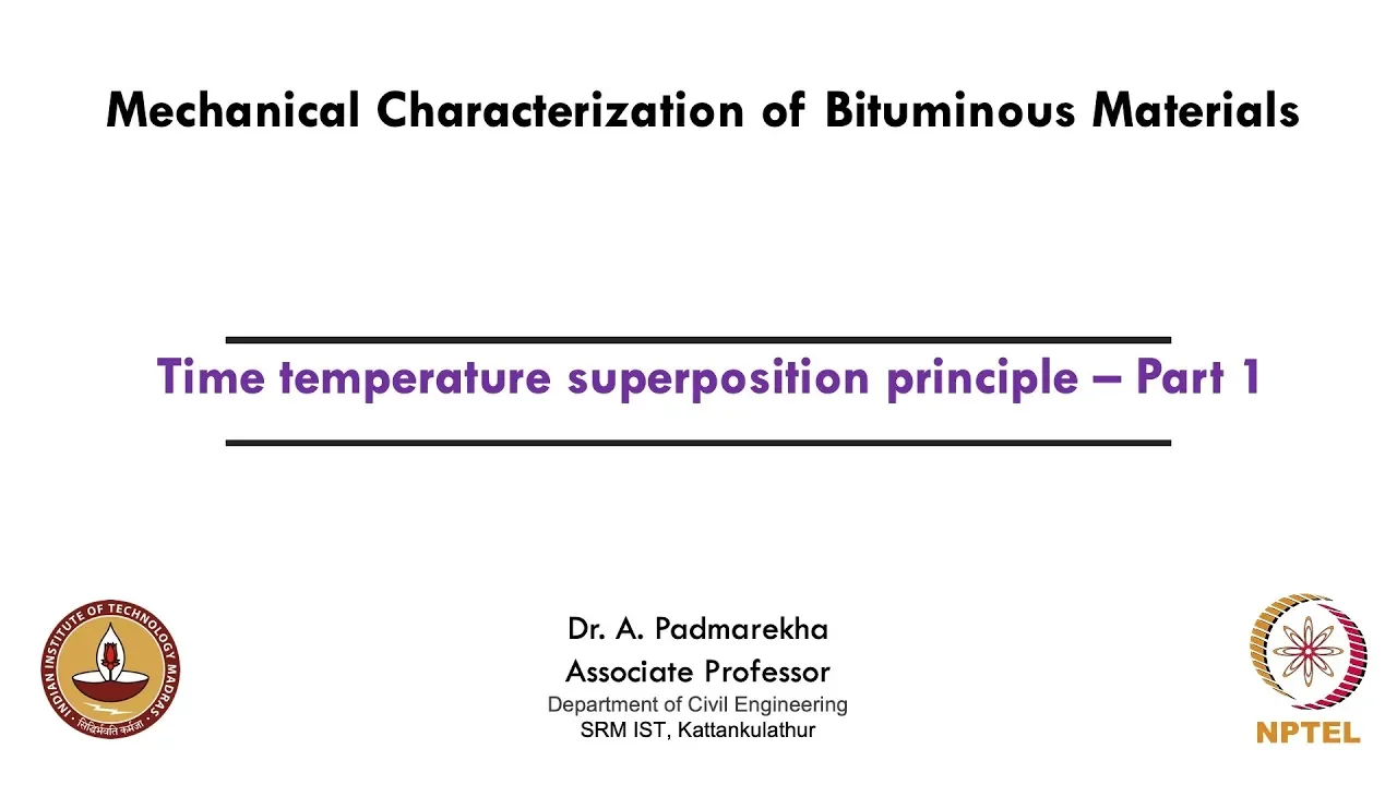 Time temperature superposition principle – Part 1