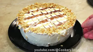 Ice Cream Cake. An easy recipe is the first. 🍰