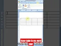 erase table in msword computergyan338