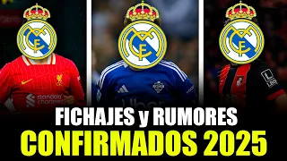 💥 FICHAJES CONFIRMADOS del REAL MADRID 2025 | ¡QUIÉNES SON y CUÁNDO LLEGAN!