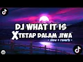 Download Lagu DJ WHAT IT IS X TETAP DALAM JIWA ( SLOW + REVERB )