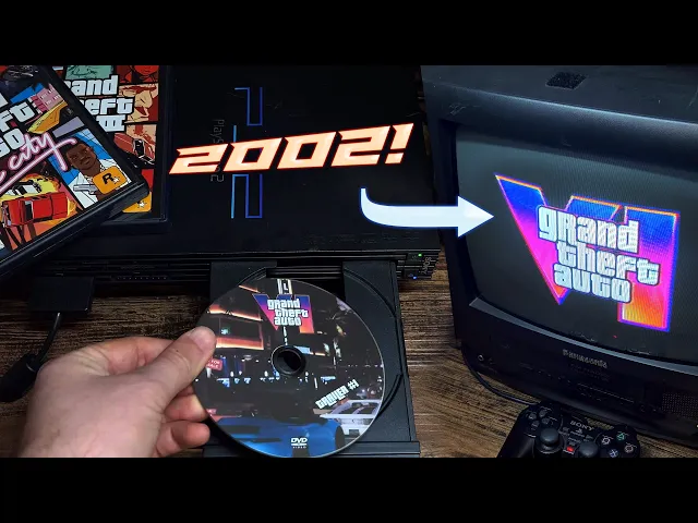 Watching the GTA VI trailer but it's 2002.