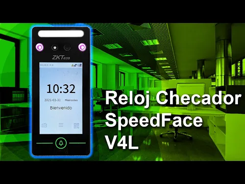 Download MP3 Reloj Checador SpeedFace V4L ZKTeco, lector facial, lector de palma y tarjeta de proximidad, con app