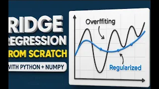 Ridge Regression from Scratch in Python OLS Regularization Explained with Code