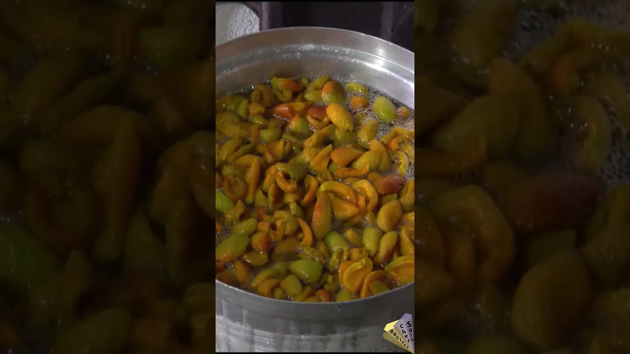 Apricot Jam Recipe #shorts #turkishrecipes #breakfast #turkishfood #jamrecipes #jam #apricots