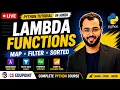 Lambda Functions in Python Explained lambda map filter sorted Python Tutorial