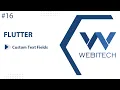 Flutter Masterclass Custom Text Fields
