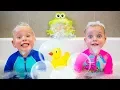 Download Lagu BATH SONG | Nursery Rhymes \u0026 Kids Songs Gaby and Alex