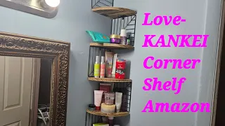 Love KANKEI Corner Shelf From Amazon