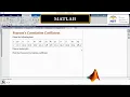 Matlab Pearson s Correlation Coefficient