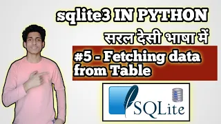 - Fetching records from database Table Python Sqlite3 In Hindi CodeWithHarry
