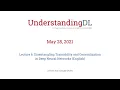 Lecture 6 Disentangling Trainability and Generalization in Deep Neural Networks English