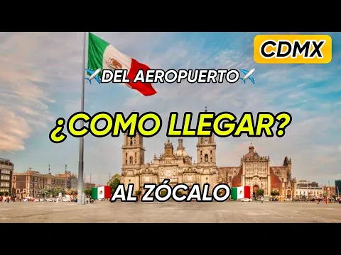 Download MP3 COMO LLEGAR del AEROPUERTO al ZOCALO en METRO en menos de 5 MINUTOS ✈️🇲🇽🔥 | CDMX