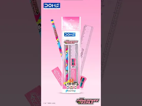 Power Up Your School Day 💗✨ | DOMS Powerpuff Girls Smarties Kit #shorts
