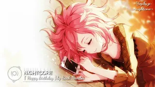 Download Nightcore [ Back Number - Happy birthday ] MP3