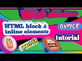 block inline element tutorial in amharic inline element tech tube