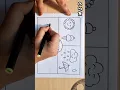 How to Draw Four Seasons Easy Step-by-Step Drawing and Coloring Summer Monsoon Winter Spring