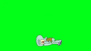 Squidward gif green screen