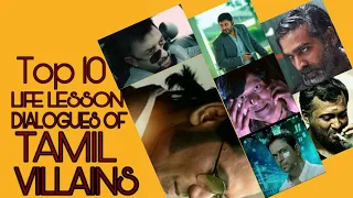 top 10 life lesson dialogues of tamil villains tamil tamil motivational edits