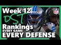 Ranking Every DEFENSE for Week 12 - Top 28 DST Fantasy Football 2025