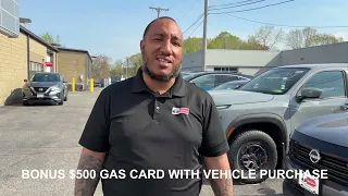 Bonus 500 Gas Card With Vehicle Purchase