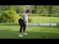 The more you watch Brooke Henderson s swing the more incredible it is