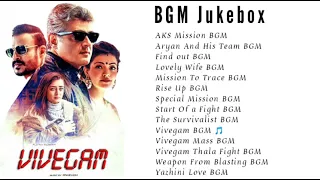 vivegam bgm jukebox original sound track music by anirudh ravichander