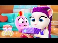 What s In The Mystery Box Talking Angela In The City Cartoons for Kids