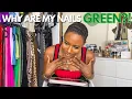 Why is my nail green Pseudomonas How to treat it