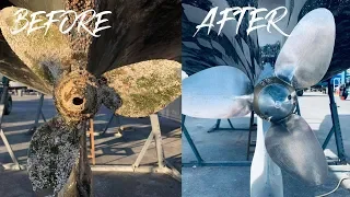 How To Quickly & Easily Service Your Feathering Propeller & Rope Cutter | Technical Sailing