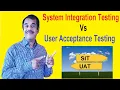 system integration testing SIT vs user acceptance testing UAT key differences testingshala