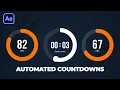 How to Animate A Percentage Number from 0-100 in After Effects Tutorial