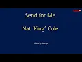 Nat King Cole   Send for Me karaoke