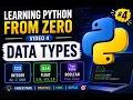 Learning python from 0 series Learning data types vid 4