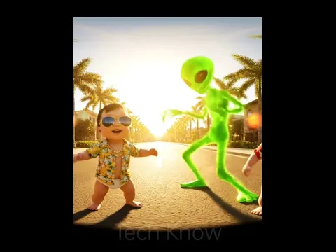 Dame Tu Cosita Alien Vs Baby Dance 😁
