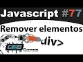 Curso de Javascript - parentNode remove removeChild
