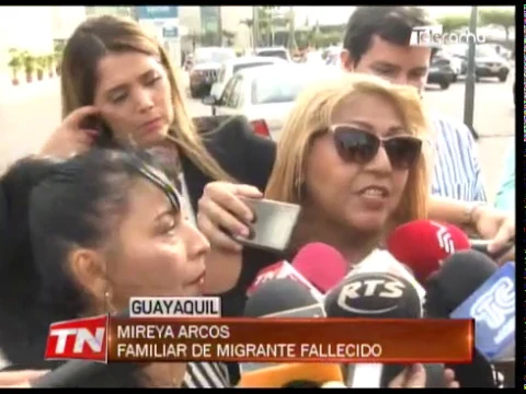 Cuerpo de ecuatoriano fallecido en tiroteo recibió honores al llegar a Ecuador