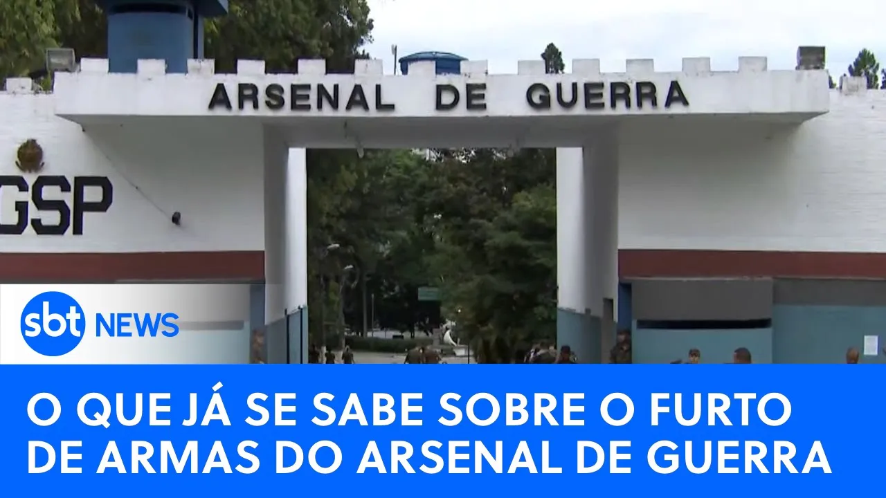 Brasil: O que já se sabe sobre o furto de 21 metralhadoras do Arsenal de Guerra em SP