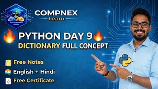 Python Day 9 Dictionary Complete Tutorial for Beginners Hindi