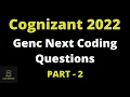 Part 2 Cognizant Genc Next Coding Questions Cognizant Coding Automata Questions 2022