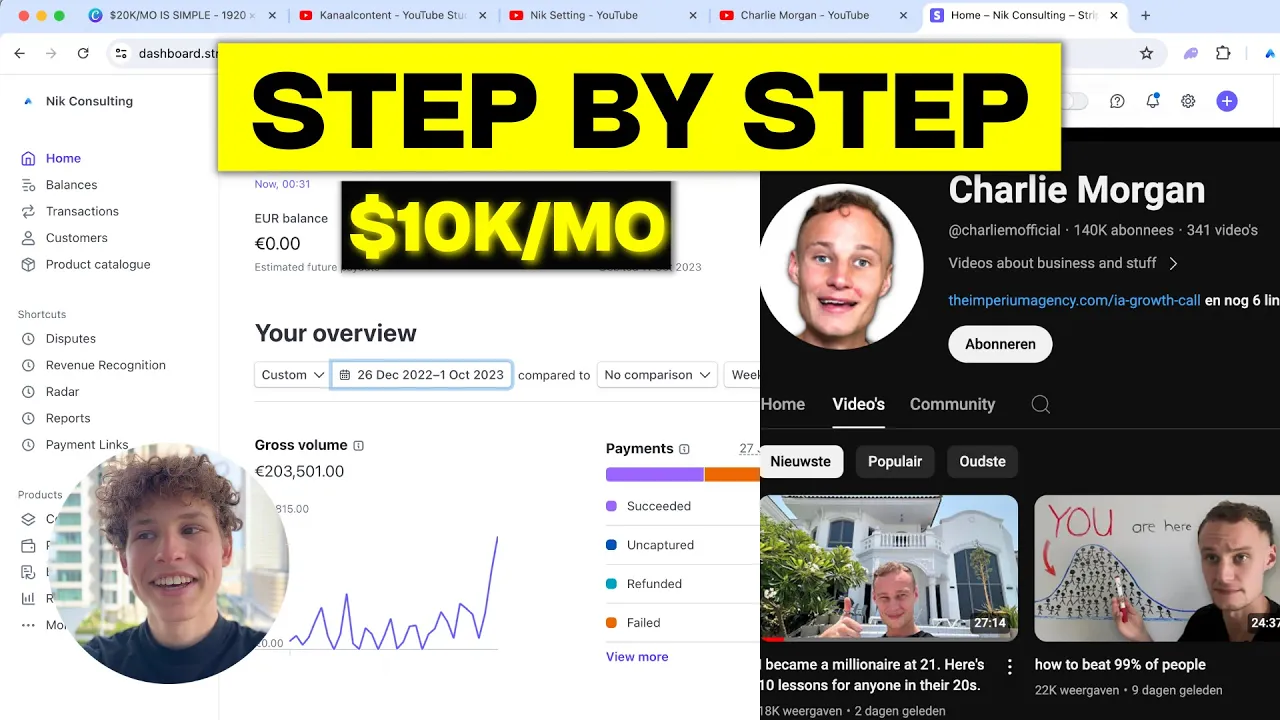 how i'd make $100k per month at 20 if starting again (similair to SMMA): video thumbnail