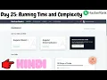 Day 25 Running Time and Complexity 30 days of code Hackerrank C Language Code With Pankaj