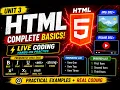 Unit 3 FBISE 9th grade HTML Most Used Tags Formatting Images Lists iFrame Live Coding