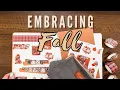 Setting Up My New Cozy Fall Notebook Archer Olive Fall Release