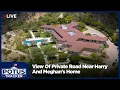 LIVE View Of Harry And Meghan s Private Road In California AA114