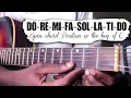 Guitar Chords | Do - Re - Mi - Fa - Sol - La  - Ti -  Do | Open Positions | Easy