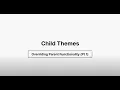 Child Themes - Overriding Parent Functionality Pt 1