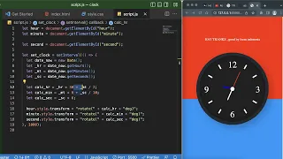 ASMR PROGRAMMING - CREATE CLOCK ANALOG JAVASCRIPT