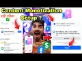 Content Monetization Setup Kaise Kare 🤑 Facebook New Update 😍 Facebook Content Monetization Set up