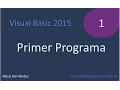 Visual studio 2015 Tutorial 1 Primer programa